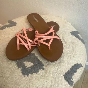 Coral Volcom Sandals
